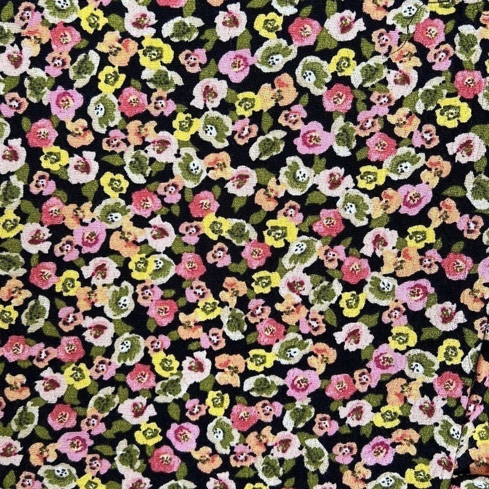 Zara Floral Print Button Front Mini Shirt Dress - Picture 3 of 14